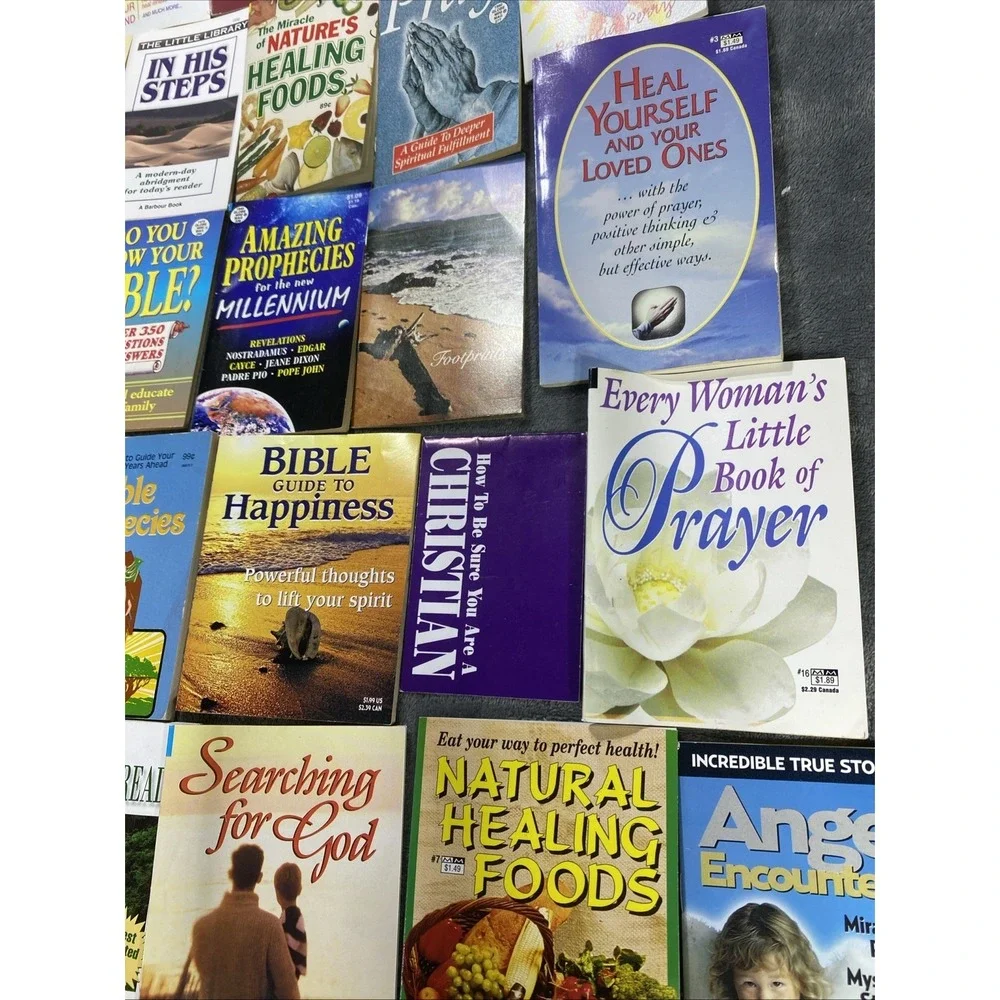 Vtg Christian Mini Book Booklet Lot Of 69 Inspirational Religious Healing Prayer